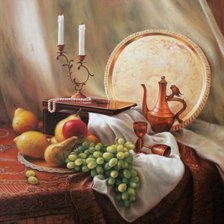 Схема вышивки «Свечи»