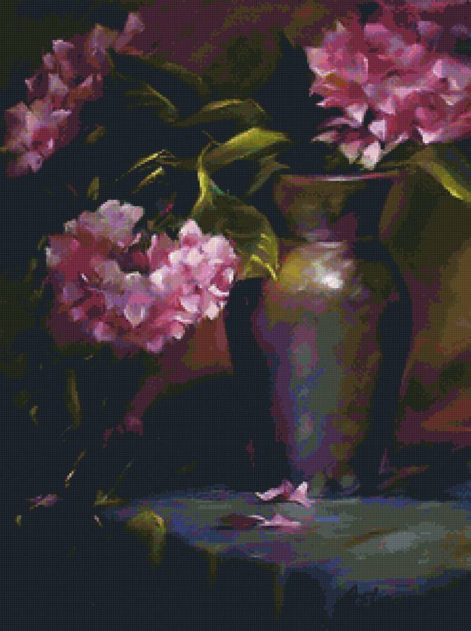 гортензия - гортензия, букет, цветы, натюрморт, флора - предпросмотр