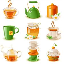 Схема вышивки «Чаепитие»