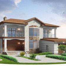 Схема вышивки «дом»