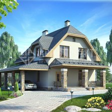 Схема вышивки «дом3»