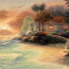 Схема вышивки «Закат»