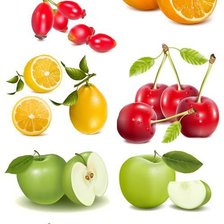 Схема вышивки «Фрукты»