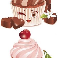 Схема вышивки «Пироженое»