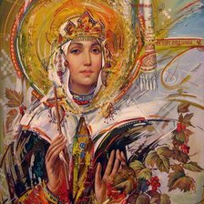 Схема вышивки «Великомученица Людмила»