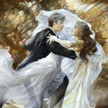 Схема вышивки «танец»