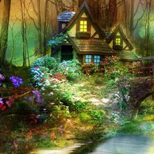 Схема вышивки «изба»