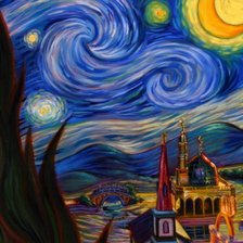 Схема вышивки «Ван Гог»