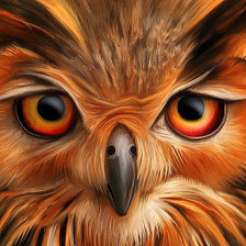 Схема вышивки «сова»