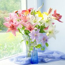 Схема вышивки «лилии»