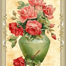 Схема вышивки «букет роз»