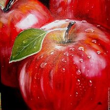 Схема вышивки «Яблоки»