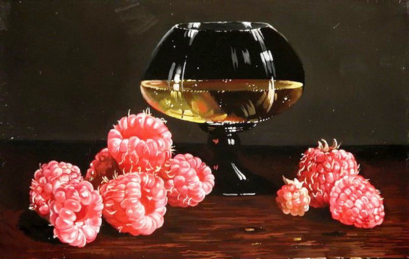 натюрморт - вино, ягоды, натюрморт - оригинал