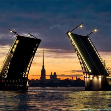 Схема вышивки «Питер»