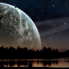 Схема вышивки «космос 123»