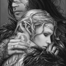 Схема вышивки «Эльфы»