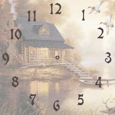 Схема вышивки «Циферблат»