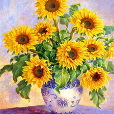 Схема вышивки «Солнечный букет»