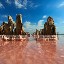 Схема вышивки «Озеро в Крыму»