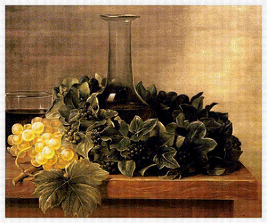 Натюрморт - вышивка крестом - предпросмотр