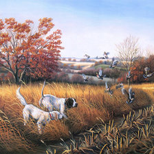 Схема вышивки «Серия Охота»