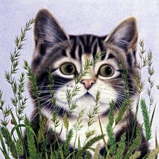 Схема вышивки «Домашние любимцы»