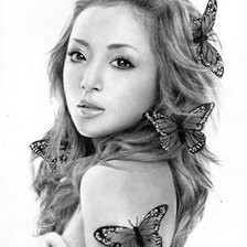 Схема вышивки «в мире бабочек»