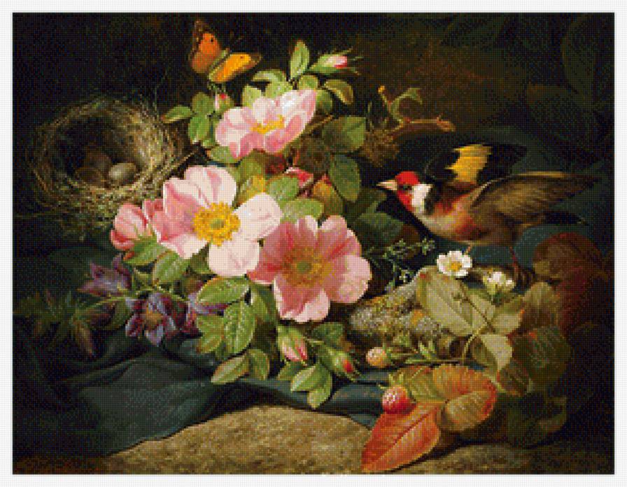 Натюрморт - вышивка крестом - предпросмотр
