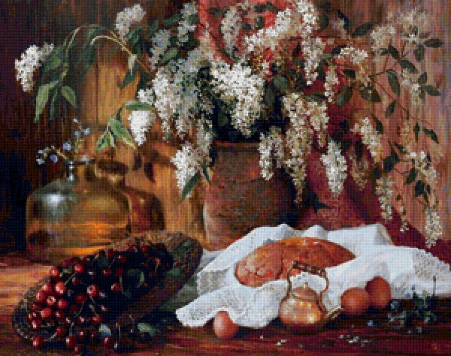 черёмуха - картины владимира жданова - предпросмотр