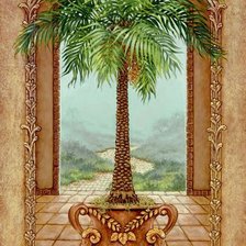 Схема вышивки «пальма»