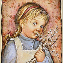 Схема вышивки «вербное воскресенье»