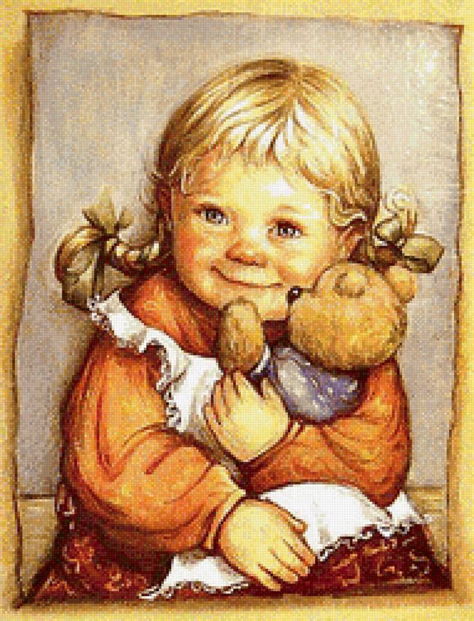 девчушка - девочка. людмила романова - предпросмотр