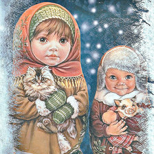 Схема вышивки «рождество»