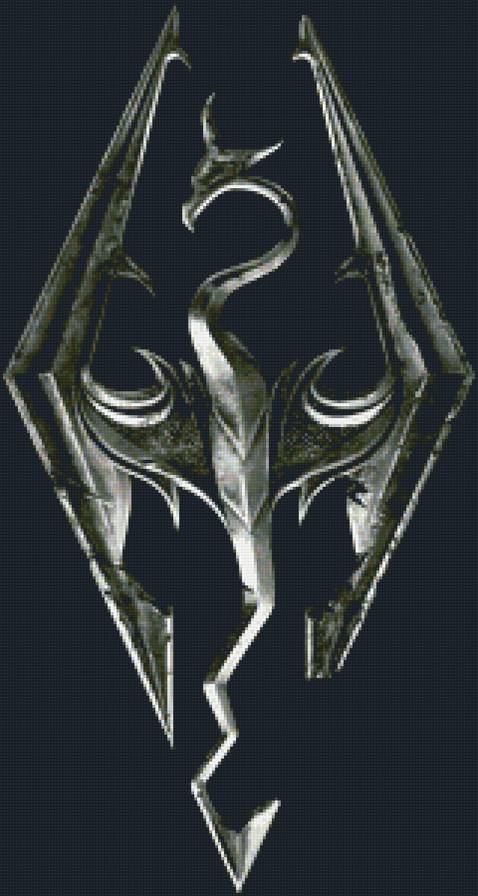 Имперский Дракон - дракон, скайрим, skyrim - предпросмотр