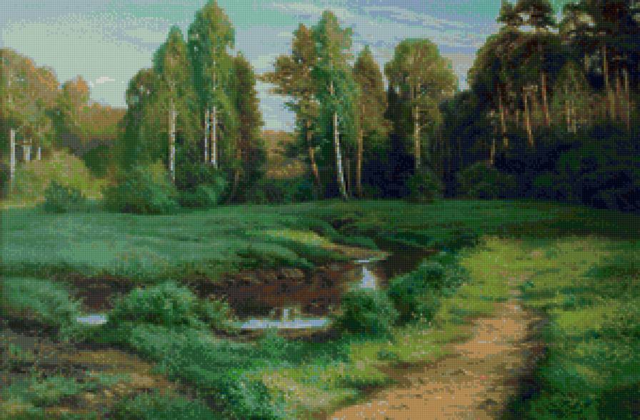 природа - речка, природа, лес - предпросмотр