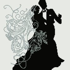 Схема вышивки «танец»