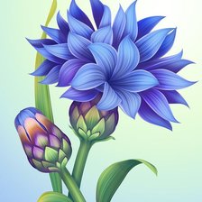 Схема вышивки «цветок»