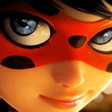 Схема вышивки «Леди Баг»