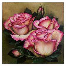 Схема вышивки «розы»