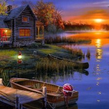 Схема вышивки «ЗАКАТ»