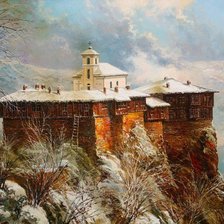 Схема вышивки «Манастир»