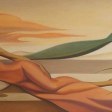 Схема вышивки «Жена с  паун»