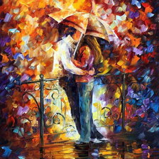 Схема вышивки «Под дождем»