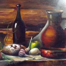 Схема вышивки «А.Филиппов Деревенский натюрморт»