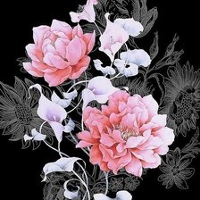 Схема вышивки «Букет»