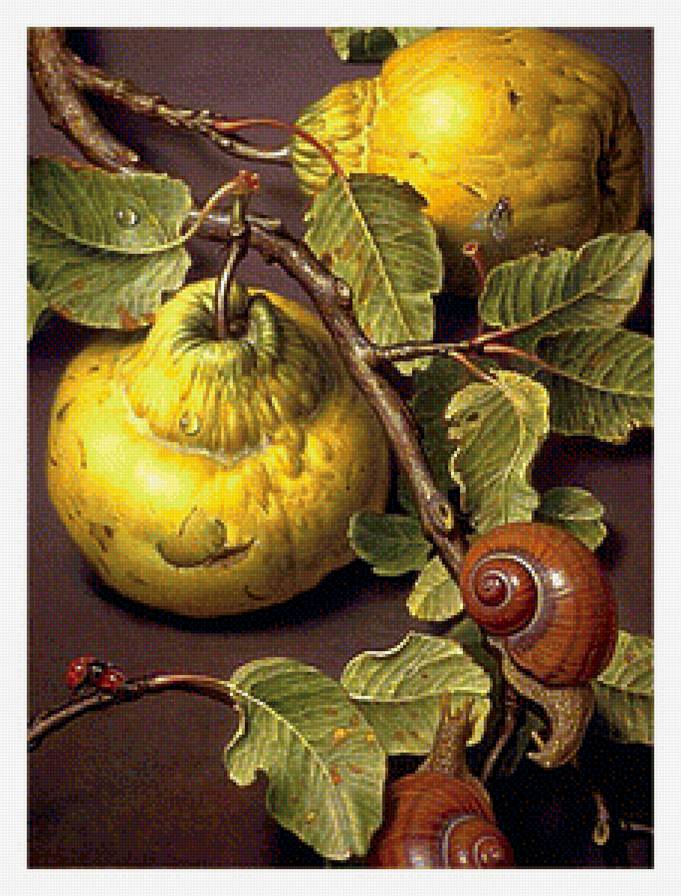 Натюрморт - вышивка крестом - предпросмотр