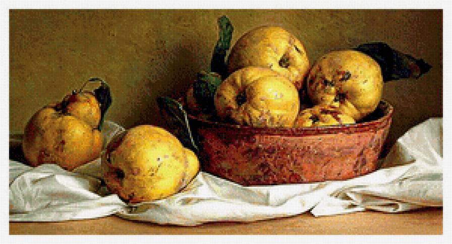 Натюрморт - вышивка крестом - предпросмотр