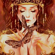 Схема вышивки «Фея мотыльков»