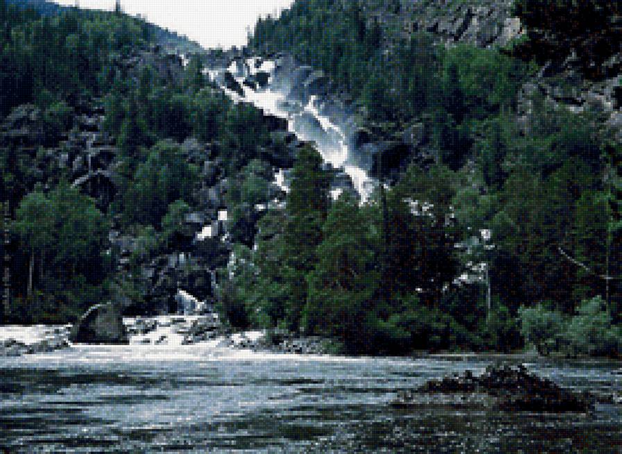 Алтай - горный алтай, горы, река - предпросмотр