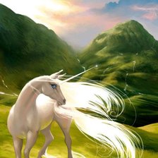 Схема вышивки «Единорог»